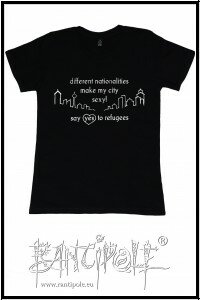 "Different Nationalities" fair trade T-Shirt - schwarz